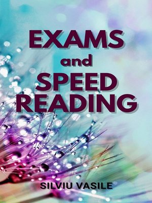 cover image of EXAMS AND  SPEED READING